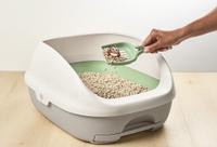 Scoop solids as needed