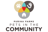 Purina Farms Pets in the Community logo