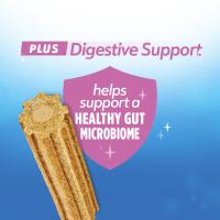 Dentalife plus digestive support dental chews support healty gut microbiomes