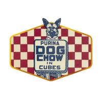 Una bolsa de Purina Dog Chow en cubos de 1926