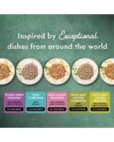 Inspirado en platos excepcionales de todo el mundo