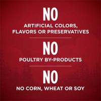 No artificial colors, flavors, or preservatives