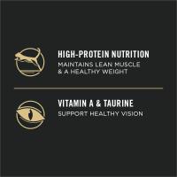 nutrición rica en proteínas con vitamina A y taurina