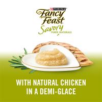 Sabores naturales en puré con carne de pollo natural en salsa demi glacé