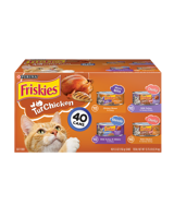 Paquete variado de comida húmeda para gatos Friskies TurChicken, 40 unidades