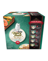Paquete surtido de mix de alimento húmedo para gatos de la colección sabores de Italia Fancy Feast