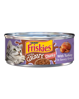 Friskies Extra Gravy Chunky Con Pavo En Salsa Sabrosa Comida Húmeda Para Gatos