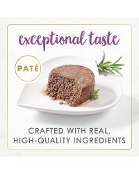 ingredientes de paté de carne de res gourmet naturals