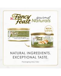 nueva apariencia de alimento con carne de pollo en salsa gourmet naturals