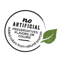 sin colorantes, saborizantes ni conservantes artificiales