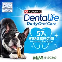 DentaLife Daily Oral Care. 57% average reduction in tartar buildup. Mini (5-20 lbs).