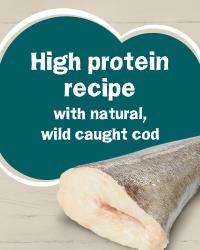 high protein recipe with natural, wild caught cod