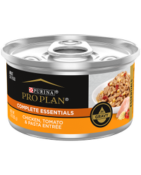 Pro Plan Complete Essentials de pollo, tomate y pasta en salsa preparada con jugo de cocción