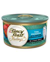 fancy feast mix de primavera de atún