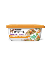beneful chopped blends comida húmeda para perros con pollo
