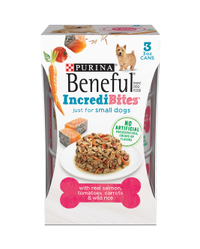 beneful incredibites comida húmeda para perros salmón