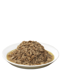 alimento húmedo para gatos de pavo y menudos