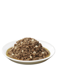 alimento húmedo para gatos con pavo y pasta