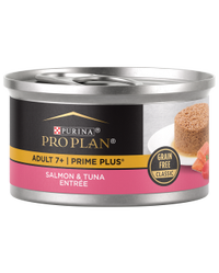 Purina Pro Plan PRIME PLUS para gatos adultos mayores de 7 años con salmón y atún