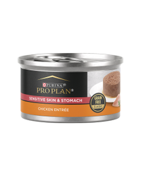 Pro Plan Sensitive Skin & Stomach Chicken Entrée Grain Free Classic Wet Cat Food