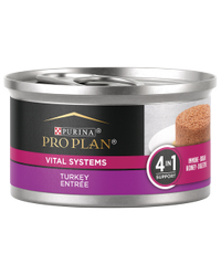 Pro Plan Vital Systems Turkey Entrée Classic Wet Cat Food
