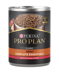 Alimento húmedo para perros Purina Pro Plan Complete Essentials sin cereales de carne de res y pollo