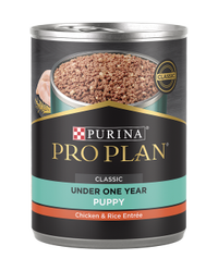 Alimento húmedo clásico Purina Pro Plan de carne de pollo y arroz para el desarrollo de cachorros