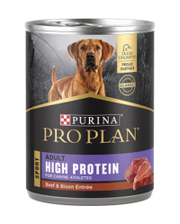 Alimento húmedo para perros Pro Plan Sport de carne de res y bisonte con alto contenido de proteínas