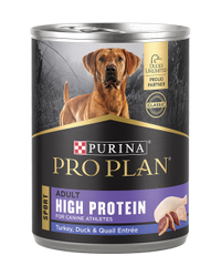 Alimento húmedo para perros Pro Plan Sport con alto contenido de proteínas de carne de pavo, pato y codorniz