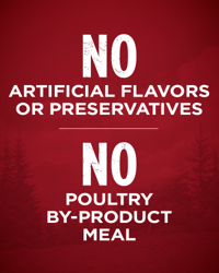 sin saborizantes ni conservantes artificiales, sin harina de subproductos de aves