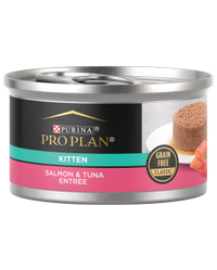 alimento húmedo para gatos de salmón y atún sin granos Pro Plan Gatitos