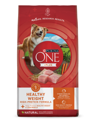 Alimento balanceado para perros seco rico en proteínas Purina ONE® +Plus Healthy Weight