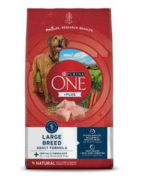 Alimento seco para perros adultos de raza grande Purina ONE® +Plus