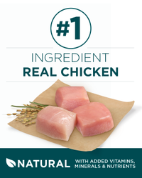 number one ingredient is real chicken
