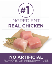 number one ingredient is real chicken