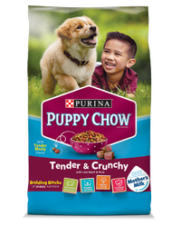 Tender and crunchy puppy chow dry puppy food