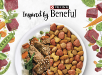 Inspirado por Beneful. Un plato que se compone de comida humana y de alimento para perros en proporciones iguales.