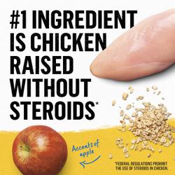 Elaborado con pollo libre de hormonas como ingrediente principal