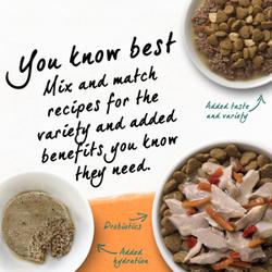 Mix and match beyond cat food