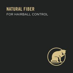 Fibra natural para el control de las bolas de pelo