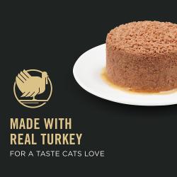 Made with real turkey for a taste cats love