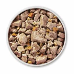 cuenco de alimento balanceado para perros