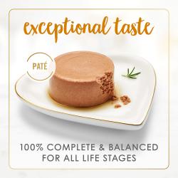 Sabor excepcional. Nutrición 100 % completa y equilibrada para todas las etapas de la vida.
