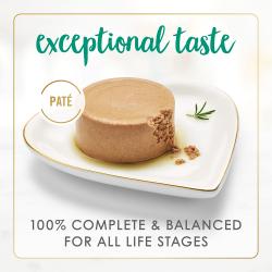 Sabor excepcional. Nutrición 100 % completa y equilibrada para todas las etapas de la vida.