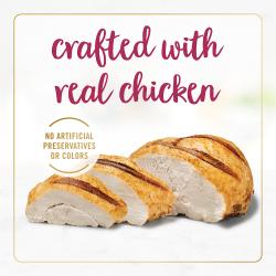Crafted with real chicken