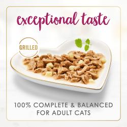 Alimento para gatos Fancy Feast Delicias con chédar sabor pollo