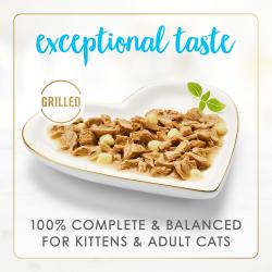 Alimento para gatos Fancy Feast Delicias con chédar sabor atún