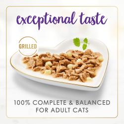 Alimento para gatos Fancy Feast Delicias con chédar sabor pavo