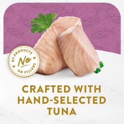 Alimento para gatos con carne real de atún