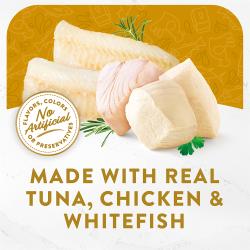 Made With Real Tuna, Chicken & Whitefish